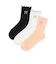 バイカラーメロークルーソックス