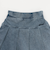 デニムライクカットプリーツスカート