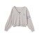 【UV/洗える】バックロゴカーディガン