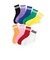 応援カラークルーソックス