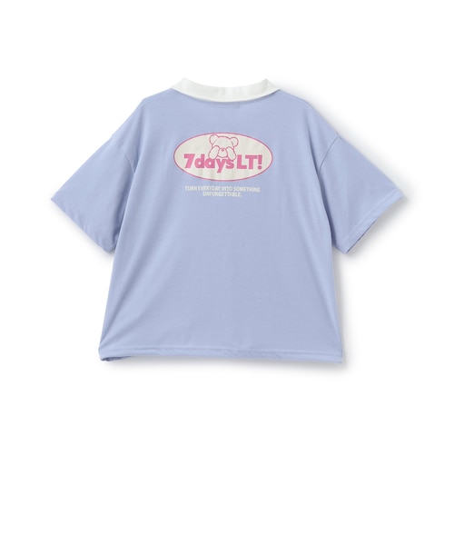 7days】ハーフジップ半袖Tシャツ｜ラブトキシックの通販｜&mall