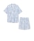 【ルームウェア/パジャマ】半袖総柄シャツ＆ショートパンツセット