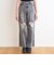 【LTXC/接触冷感】ダメージデニムワイドパンツ