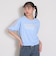【7days】袖シアーガーリー5分袖Tシャツ