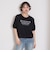 【7days】袖シアーガーリー5分袖Tシャツ