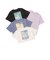 【7days】バックガールイラスト半袖Tシャツ