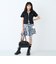 【LTXC】イレヘム腰巻き風チェックキュロット