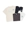 【LTXC/綿100%】バックハートアップリケ半袖T