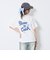 【秒かわトップス】【GOODPRICE】【綿100%】発泡フラワーロゴ半袖T