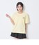 【秒かわトップス】【GOODPRICE】【綿100%】発泡フラワーロゴ半袖T