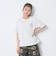 【秒かわトップス】【GOODPRICE】【綿100%】発泡フラワーロゴ半袖T