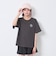 【秒かわトップス】【GOODPRICE】【綿100%】発泡フラワーロゴ半袖T