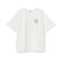 【秒かわトップス】【GOODPRICE】【綿100%】発泡フラワーロゴ半袖T