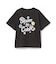 【秒かわトップス】【GOODPRICE】【綿100%】発泡フラワーロゴ半袖T