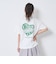 【秒かわトップス】【GOODPRICE】【綿100%】バックハートロゴ刺しゅう半袖T
