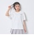 【秒かわトップス】【GOODPRICE】【綿100%】バックハートロゴ刺しゅう半袖T