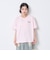 【秒かわトップス】【GOODPRICE】【綿100%】バックハートロゴ刺しゅう半袖T