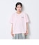【秒かわトップス】【GOODPRICE】【綿100%】バックハートロゴ刺しゅう半袖T