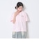 【秒かわトップス】【GOODPRICE】【綿100%】バックハートロゴ刺しゅう半袖T