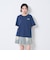 【秒かわトップス】【GOODPRICE】【綿100%】バックハートロゴ刺しゅう半袖T