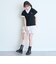 半袖フェイクレイヤードチュニックワンピ
