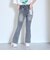 【ストレッチ】スタイルアップフレアデニムパンツ