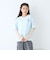 【ESTHER BUNNY】【綿100%】袖レースレイヤードTシャツ