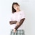 【ESTHER BUNNY】【綿100%】袖レースレイヤードTシャツ