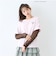 【ESTHER BUNNY】【綿100%】袖レースレイヤードTシャツ