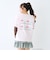 【ESTHER BUNNY】【綿100%】袖レースレイヤードTシャツ