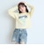 【7days/綿100％/GOODPRICE】フラワーロゴ長袖Tシャツ