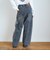 【LTXC】スプレーロゴバルーンデニムパンツ