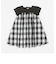 【リンク】チェック切り替えワンピース(キッズ)