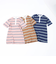 【リンク】スタンドカラーラガーTシャツワンピ