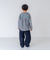 ストライプビッグシルエット長袖シャツ