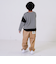 【パパもおそろい】kidsボーダー肩切替ビッグロンT