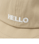 ロゴ刺繍キャップ