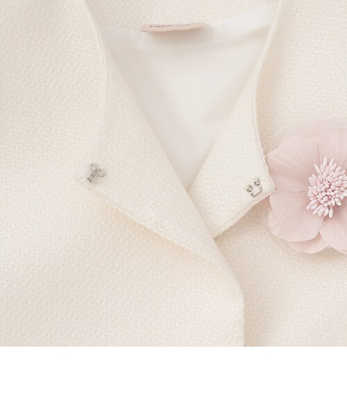 長袖OP＋スカラップジャケットセット｜プティマインの通販｜&mall