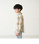 【パパもおそろい】Kidsピーチキモウチェックシャツ