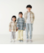 【パパもおそろい】Kidsピーチキモウチェックシャツ