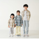 【パパもおそろい】Kidsピーチキモウチェックシャツ