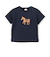 アップリケ車・ポニー半袖Tシャツ
