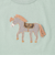 アップリケ車・ポニー半袖Tシャツ