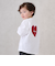 【防汚加工】背中ハート半袖Tシャツ