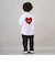 【防汚加工】背中ハート半袖Tシャツ