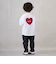 【防汚加工】背中ハート半袖Tシャツ