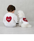 【防汚加工】背中ハート半袖Tシャツ