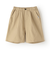 チノワイドハーフパンツ