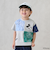 【Disney】パッチワーク半袖Tシャツ