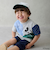 【Disney】パッチワーク半袖Tシャツ